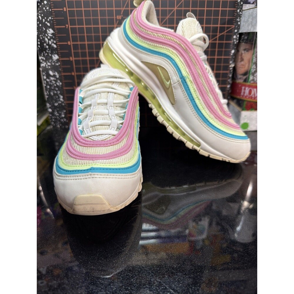 Nike Air Max 97 SE Pastel Rainbow Easter Running Shoes Women’s Size 8.5 See Pics